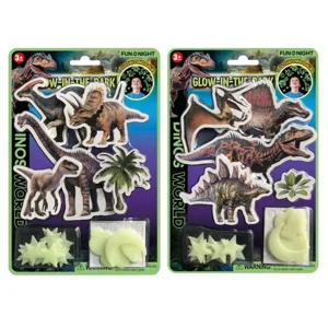 24 x Dinosaur Glow Pictures & Stars