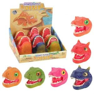 6 x Dinosaur Hand Puppets