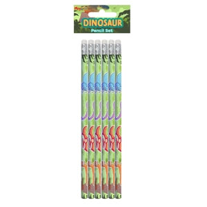 24 x Dinosaur Pencils 6pk