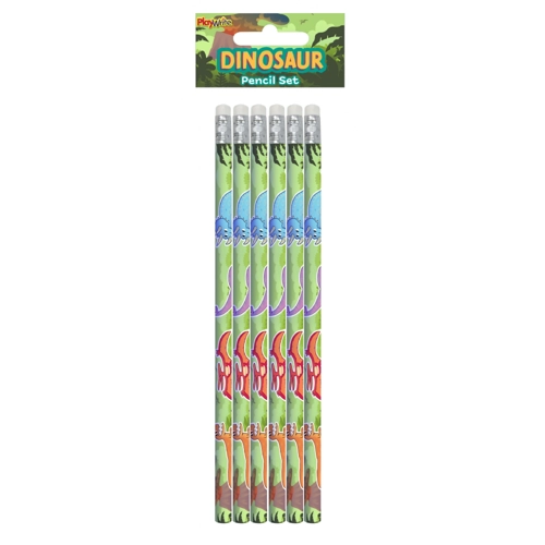 24 x Dinosaur Pencils 6pk