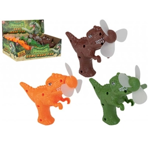 12 x Dinosaur Wind Up Hand Fans