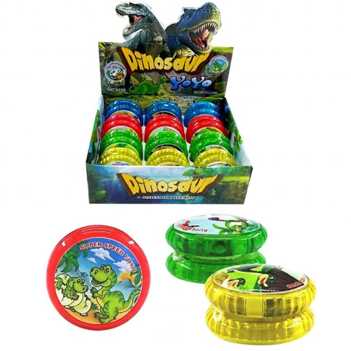 12 x Dinosaur Light Up Yoyos