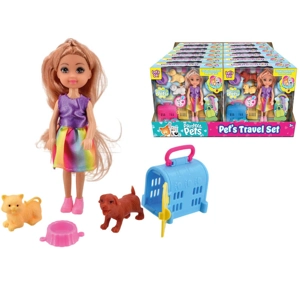 12 x Doll & Pet Travel Playset