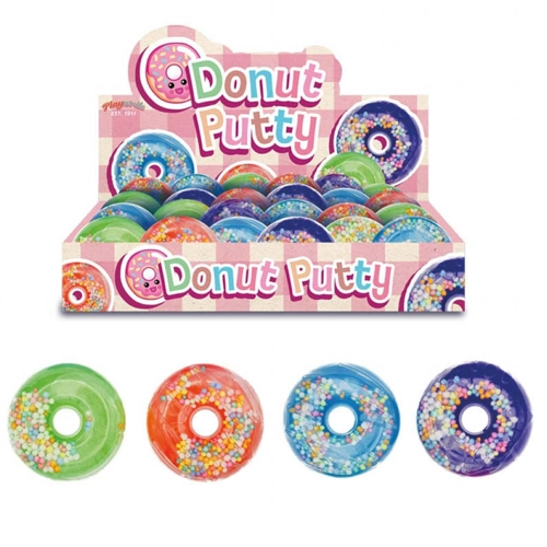 24 x Donut Confetti Putty 6cm