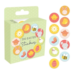 12 x Easter 200 Stickers On A Roll