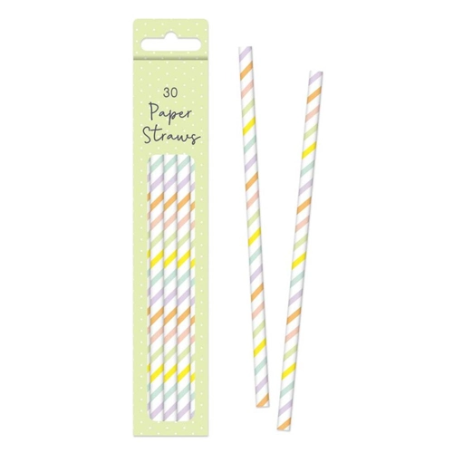 12 x Easter Paper Straws 30pk