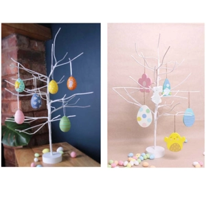 12 x Easter Wire Tree Decorations 40cm