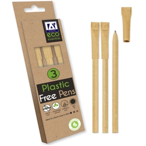 24 x Eco Plastic Free Pen Sets 3pk