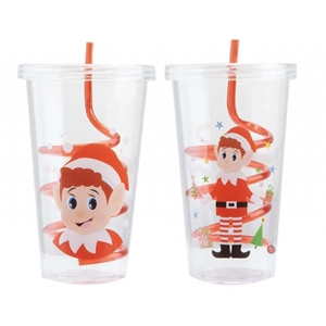 12 x Elves Behavin Badly Drinking Cups