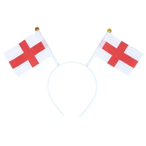 12 x England Flag Head Boppers