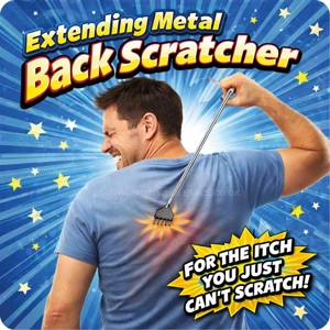 12 x Extending Metal Back Scratchers