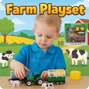12 x On The Farm 7pc Playset