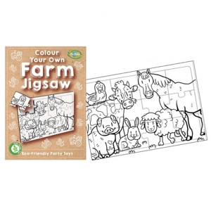120 x Eco Colour In Farm Animal Jigsaws