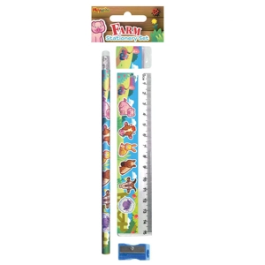24 x Farm Animal Stationery Sets