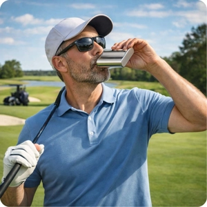 24 x Dad's Stainless Steel Hip Flask 7oz