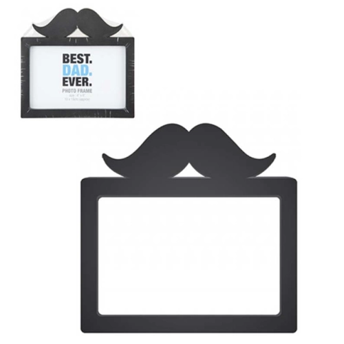24 x Father's Day Moustache Photo Frames