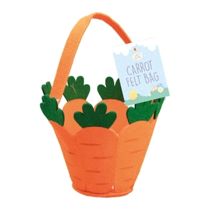 24 x Felt Easter Carrot Bags