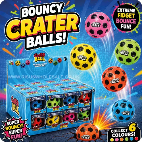 24 x Bouncy Crater Balls