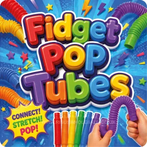 12 x Fidget Pop Tubes 15cm