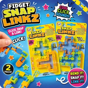 12 x Fidget Snap Linkz 2pk