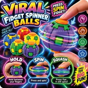 12 x Viral Fidget Spinner Gyro Balls