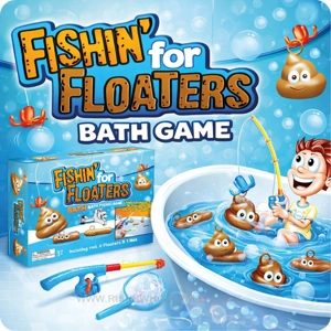6 x Fishin' for Floaters Bath Game