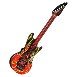 12 x Inflatable Flaming Guitars
