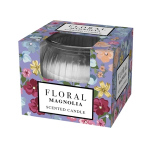 8 x Magnolia Floral Candles 3oz