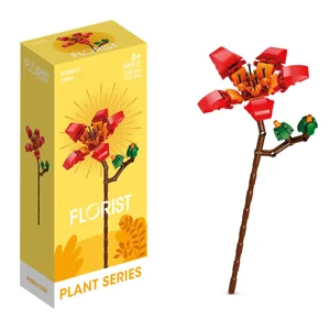 12 x Flower Building Brick Kits