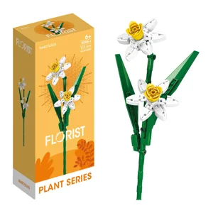12 x Flower Building Brick Kits