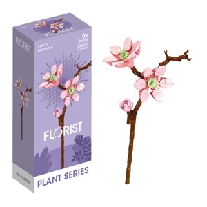 12 x Flower Building Brick Kits