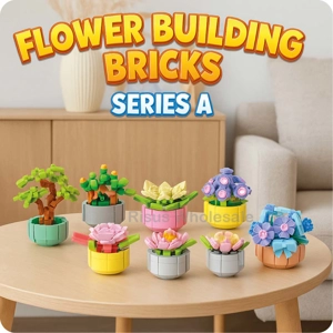 16 x Flower Building Brick Kits - Series A