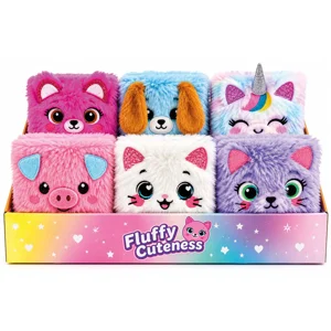 24 x Fluffy Kawaii Notebooks 10cm