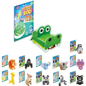 24 x Foam Jungle Animal 3D Model Sets