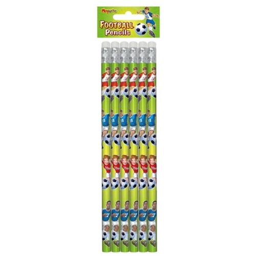 24 x Football Pencils 6pk