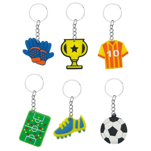 12 x Football Keyrings