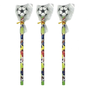 24 x Football Pencils With Eraser Tops