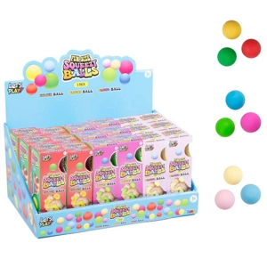 24 x Fun Size Squeezy Balls 3pk