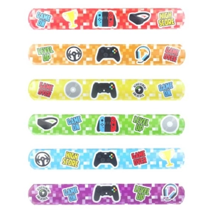 120 x Gamer Snap Bracelets