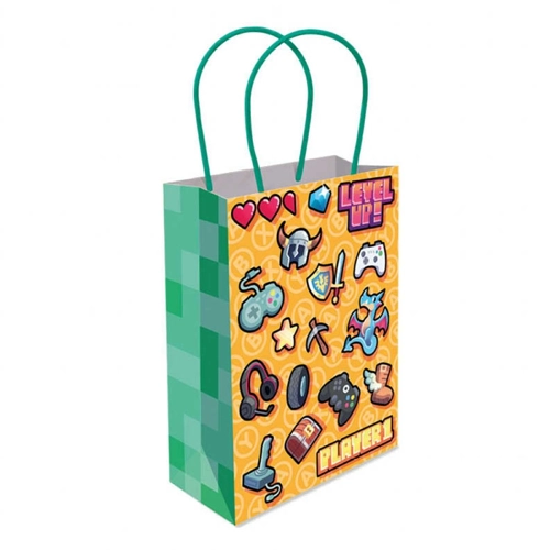 12 x Gaming Paper Party Bag W/Handles