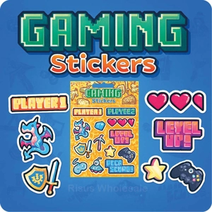 72 x Gaming Stickers