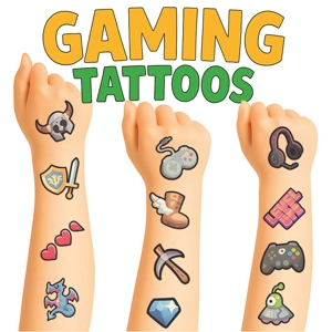 576 x Gaming Tattoos