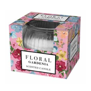 8 x Gardenia Floral Candles 3oz