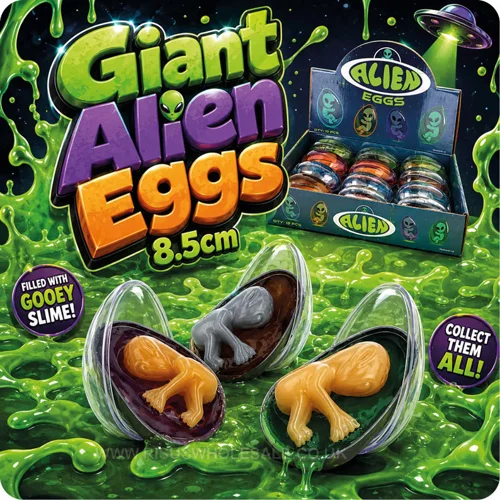 12 x Large Alien Eggs