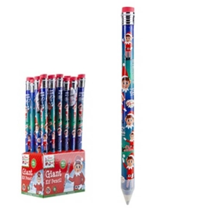24 x Giant Elf Pencils With Eraser