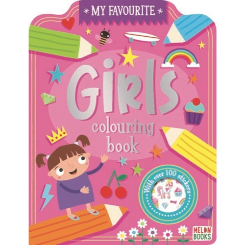20 x Girls Colouring & Sticker Books