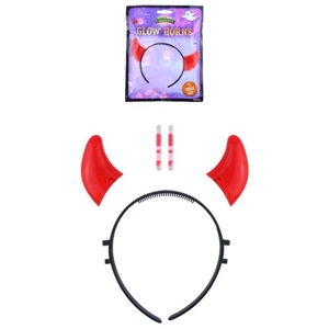 24 x Glow Stick Halloween Devil Horns