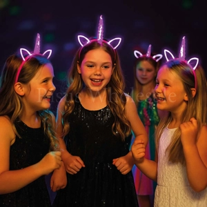 20 x Glow Stick Unicorn Headbands