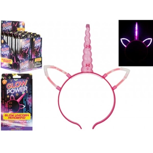 20 x Glow Stick Unicorn Headbands
