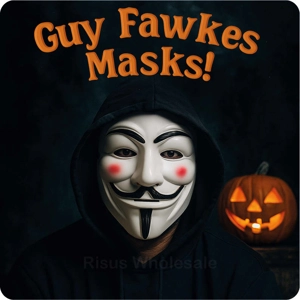 12 x Halloween Guy Fawkes Anonymous Masks